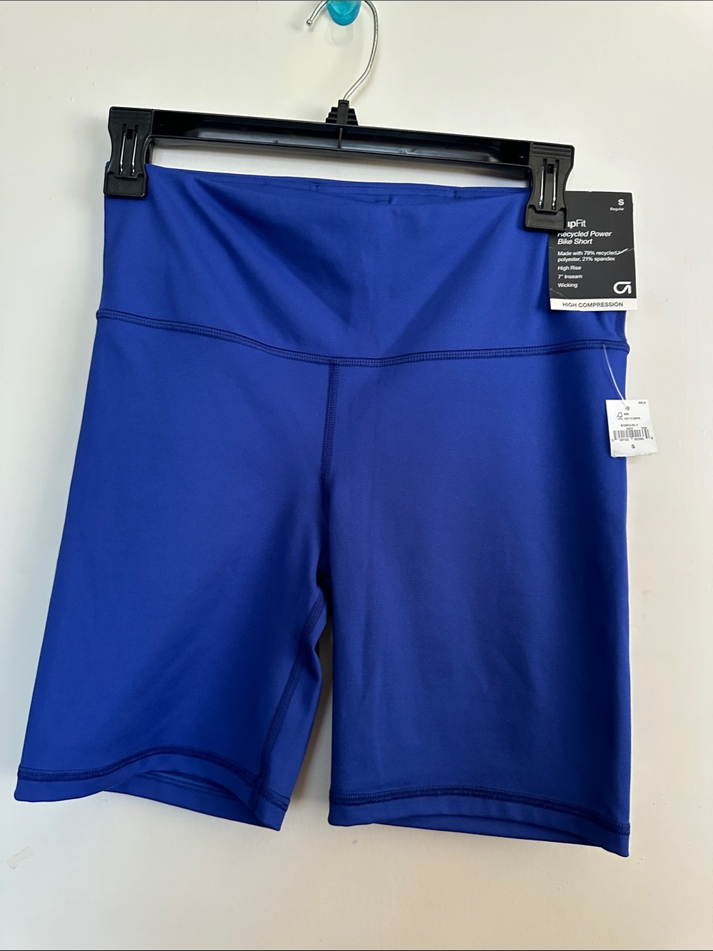 GAP High-Rise Cobalt Blue Bike Shorts